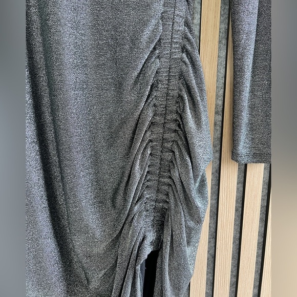 Veronica Beard- Cyrus Rouched Glitter Mini Dress- Small - Picture 11 of 13